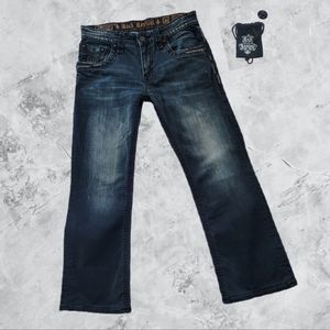Rock Revival Men's Jeans Size: 34 / Quintus / *With Replacement Button*